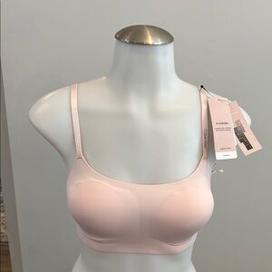 Calvin Klein Small Invisibles Lightly Lined Pink Seamless Bralette